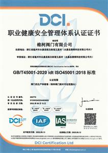 ISO 45001 職業(yè)健康認(rèn)證